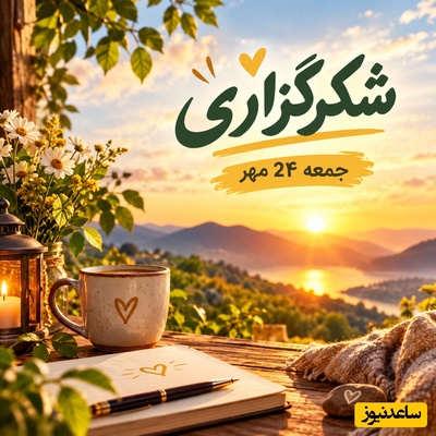 فرکانس این پیام، امروز تمام گره‌های کور ذهن و زندگی‌ات را باز می‌کند؛ شکرگزاری صبحگاهی امروز جمعه 24 مهر 1405