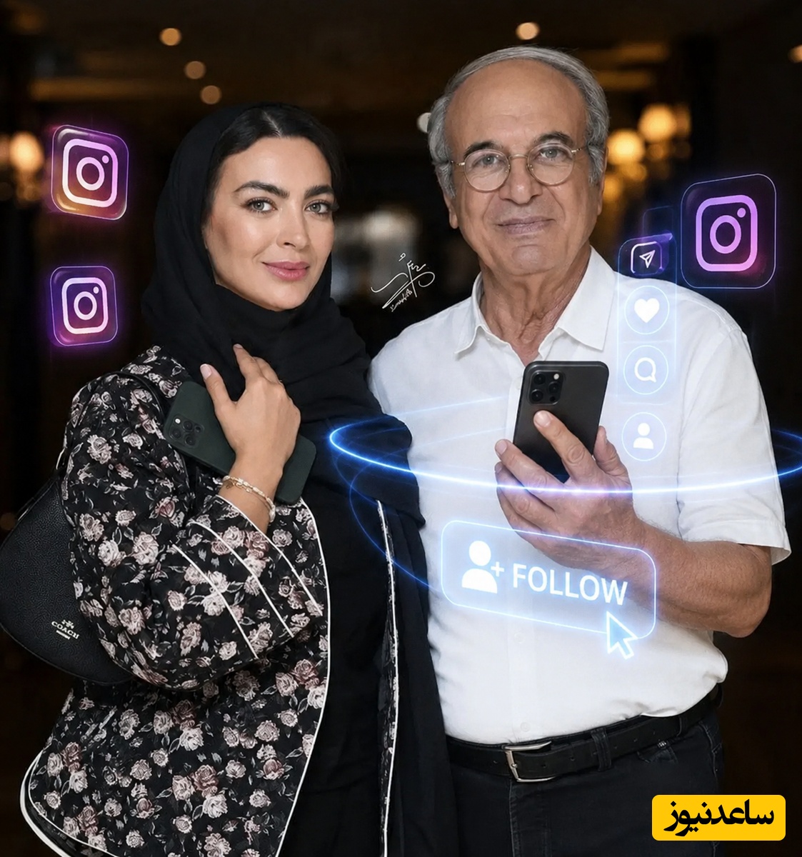 توجه بیش از حد رضا نیکخواه به خانم‌ها در اینستاگرام، صدای دخترش را هم درآورد؛ آمار دقیق فالووینگ‌های نیکخواه را قیاسی لو داد!