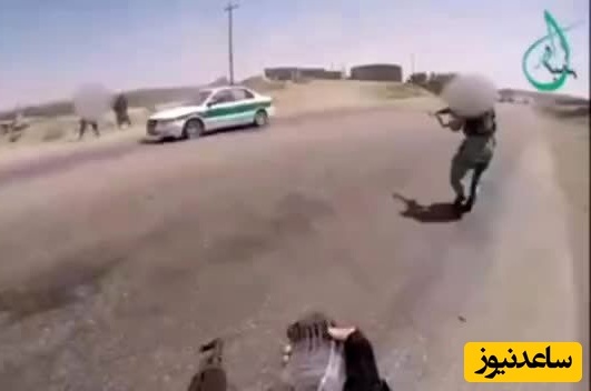 لحظه دردناک حمله وحشیانه نیروهای تروریستی جیش العدل به خودروی نیروی انتظامی و شهادت مردان امنیت / این ویدئو حاوی تصاویر دلخراش است برای همه مناسب نیست🔞