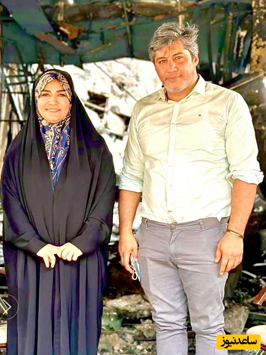 سحر امامی و همسرش