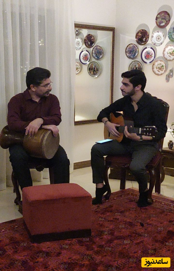 کلکسیون آلات موسیقی در منزل هنری امیرحسین مدرس، ایناروس سریال یوسف پیامبر/ از سه تار و تنبک تا گیتار و.../ نگم براتون از دکوراسیون جذاب خونه اش