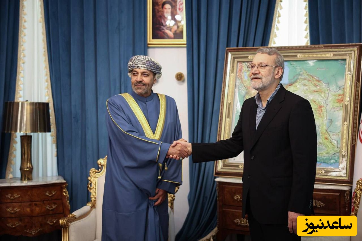 علی لاریجانی  و وزیر عمان