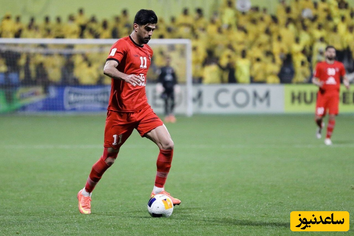 عاشقانه زیبای ستاره تراکتور در جشن قهرمانی/ الهی همیشه همینقدر شاد باشین+عکس