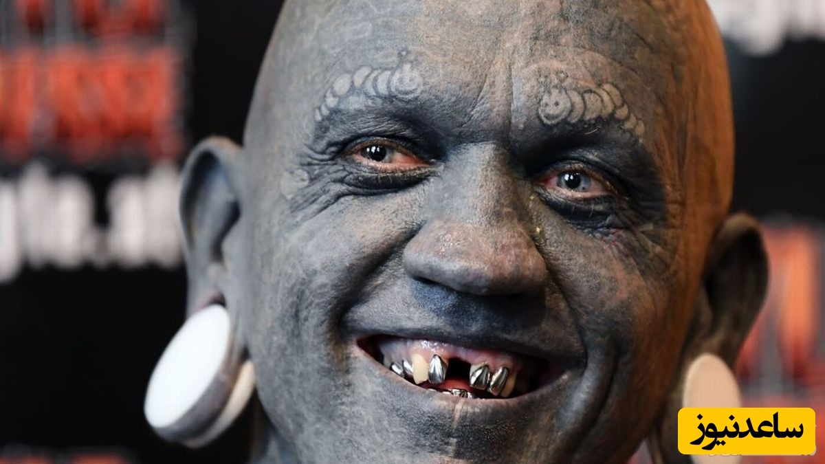 مرد نیوزلندی 200 درصد از بدنش را خالکوبی کرد/ آرزوی عجیب لاکی چه بود؟