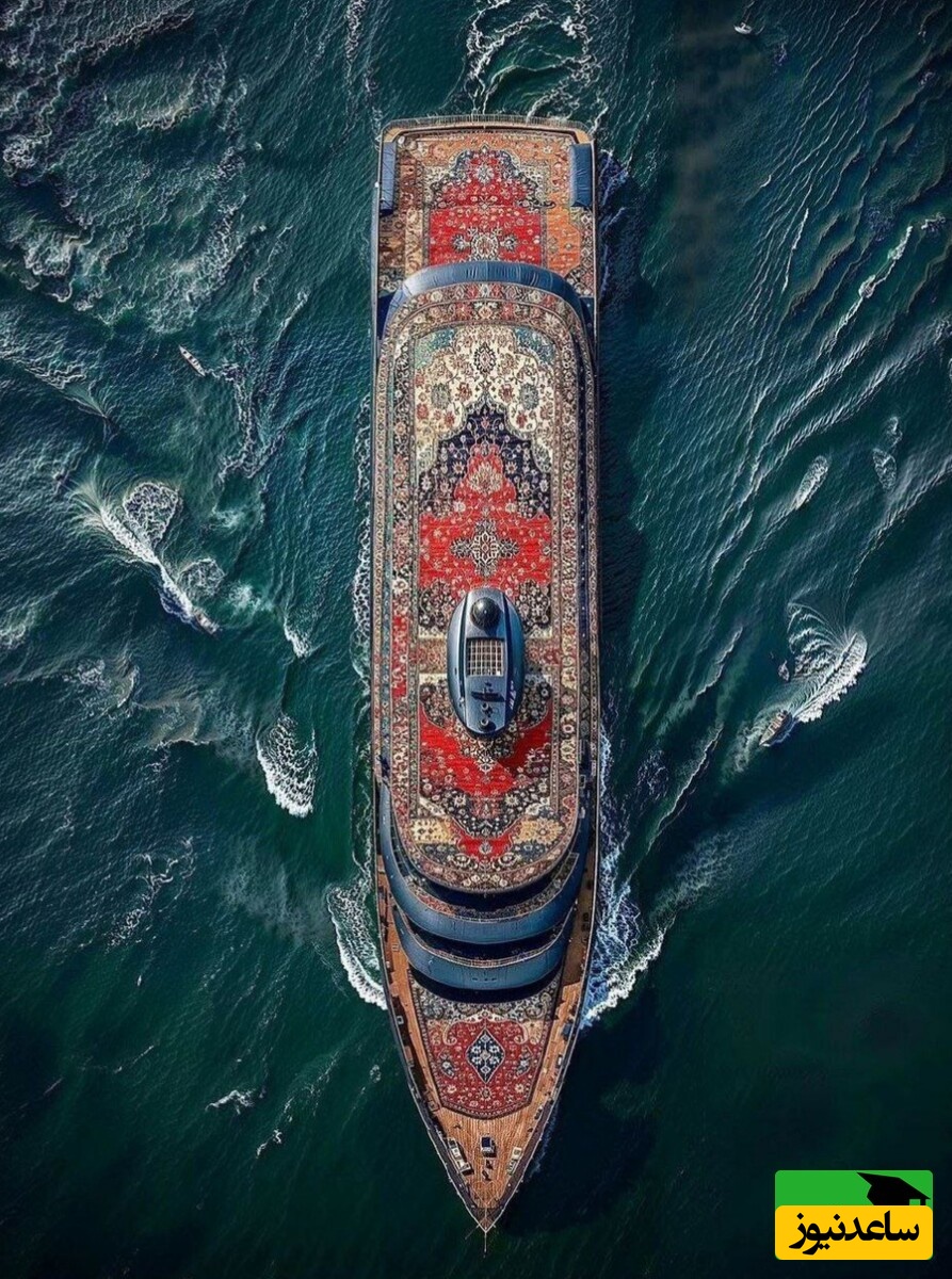 فرش ایرانی درکشتی