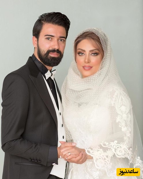 نیلوفر شهیدی و همسرش