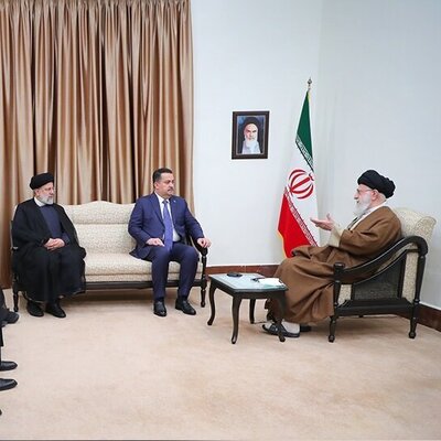 تصویر متفاوت از ظاهر جدید ولایتی در دیدار رهبری با نخست وزیر عراق