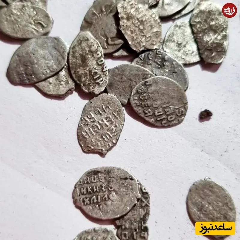 تعدادی از سکه‌های گنجینه