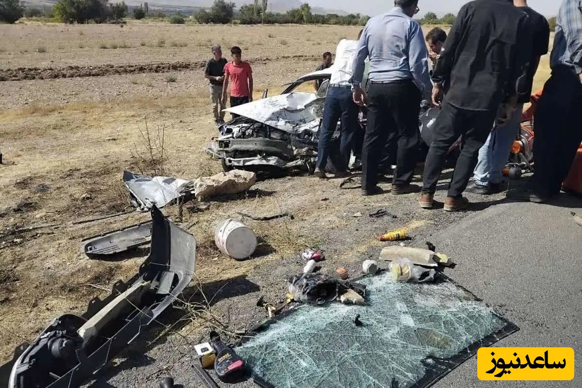 (ویدیو) تصادف زنجیره‌ای در جاده دماوند!