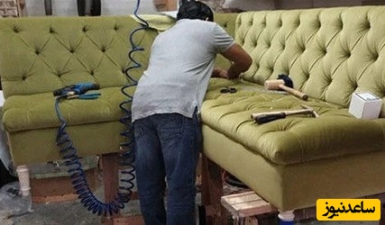 خلاقیت خنده‌دار اوستا تعمیرکار بی‌حوصله در پیوند موفقیت‌آمیز صندلی به مبل راحتی فصل جدیدی از نوآوری رو رقم زد+عکس/ به این دکترای افتخاری ندن در حقش ظلم کردن😂