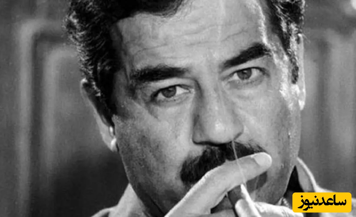 «صدام» در حال زیارت کعبه و با لباس احرام؛ دهه 60 شمسی