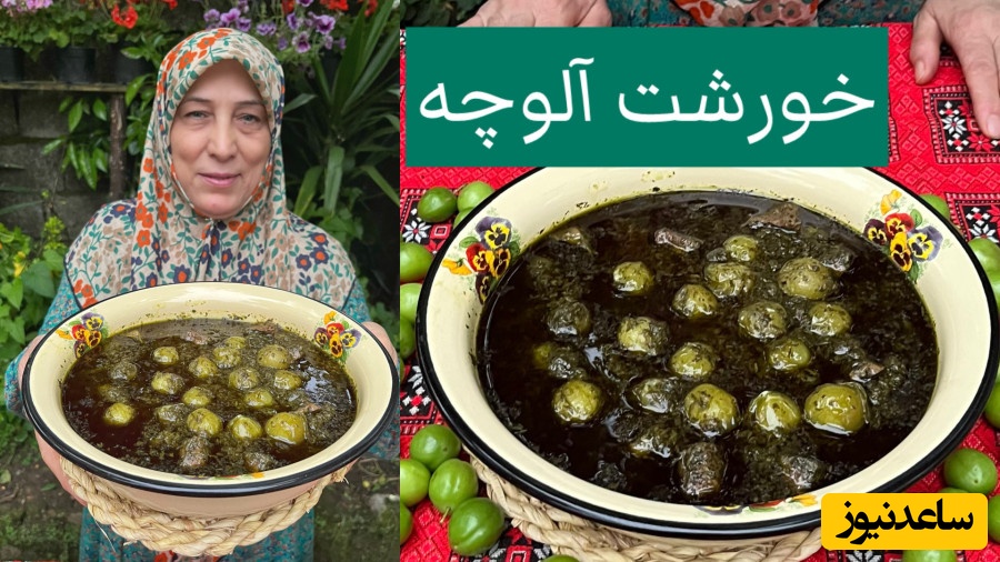 طرز تهیه خوشمزه‌ترین غذای روستایی ایران؛ خورشت گوجه سبز/ با طعم متفاوت و ملسی که تا بهار سال دیگه زیر زبونت میمونه