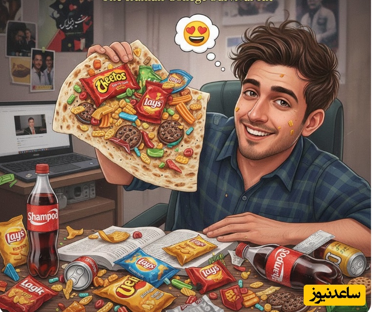 (عکس) پول= صفر ریال، خلاقیت= 1000! / غذای بی‌نظیر و لاکچری خوابگاه دانشجویی پسرانه؛ معدشون ازشون تشکر میکنه حتما!😂😂