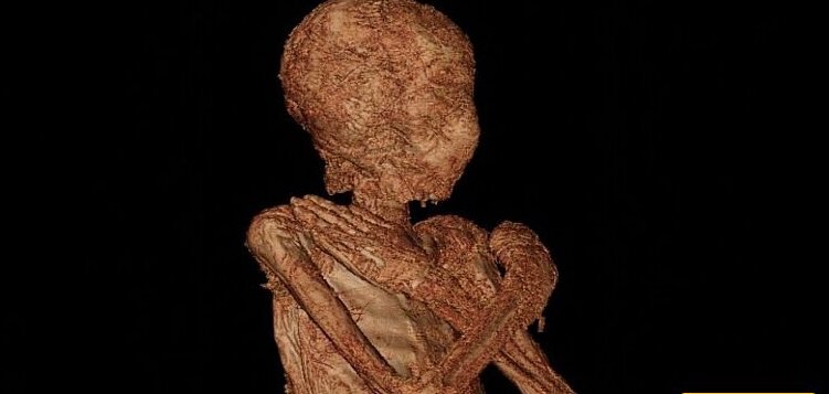 محققان از راز حفظ جنین در بدن زن مومیایی 2 هزار ساله پرده برداشتند