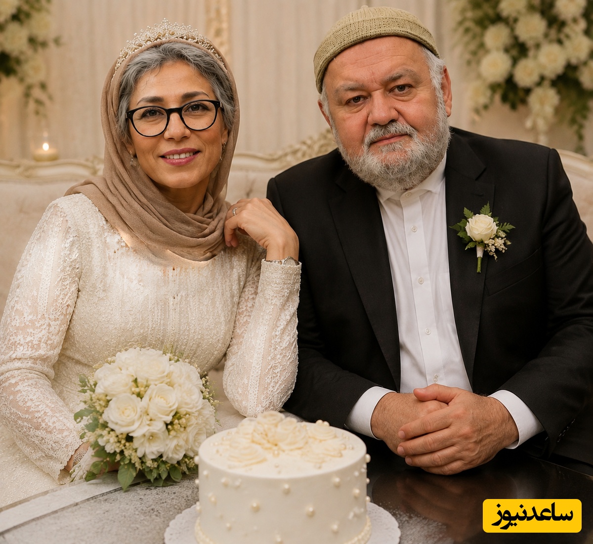نوستالژی بازیگران در 17 مرداد 1405؛ تصاویر قدیمی لورفته از جشن عروسی اکبر عبدی و مصی خانوم در مرداد 1365