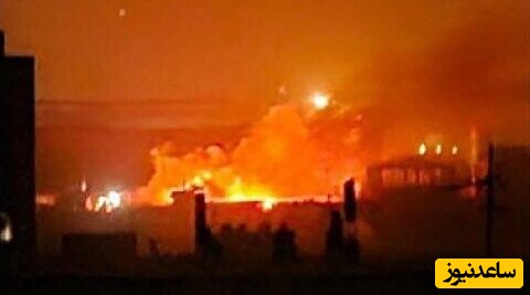 ببینید| آتش سوزی فردیس کرج در میانه زمین لرزه و طوفانی که دامنگیرش شد/+ ماجرای آتش‌سوزی در نظرآباد کرج