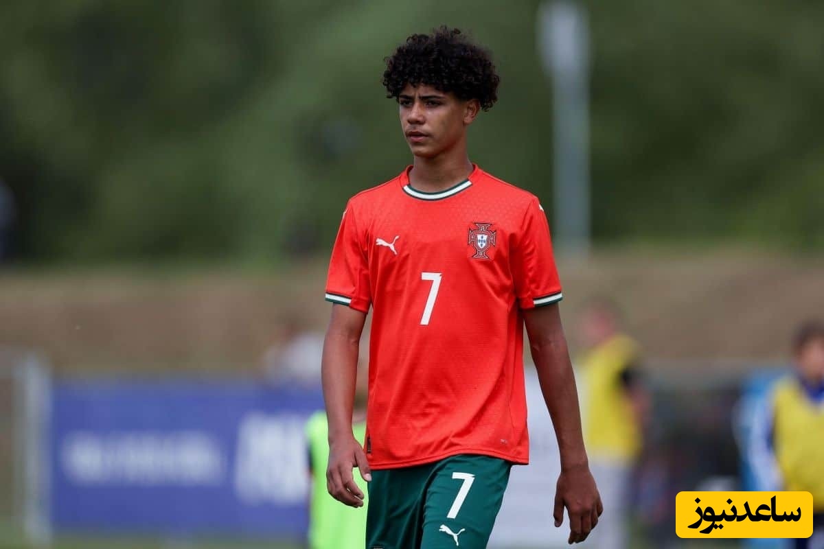 (ویدیو) پسر رونالدو تغییرچهره و استایل داد/ ماشاءالله چه خوش قد و بالا👌