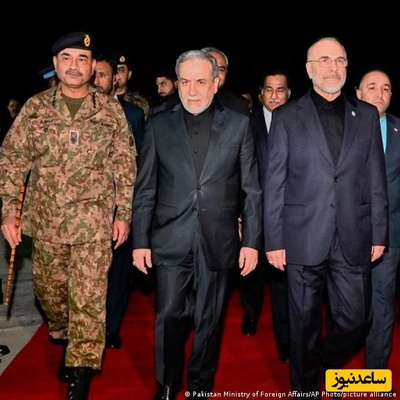 کودکان میناب، قالیباف و عراقچی را در مسیر پاکستان برای مذاکره با آمریکا، همراهی کردند! +عکس