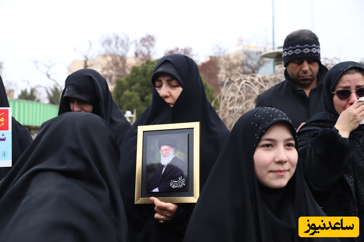 آیین تشییع پیکرهای مطهر شهدای اقتدار آذربایجان شرقی