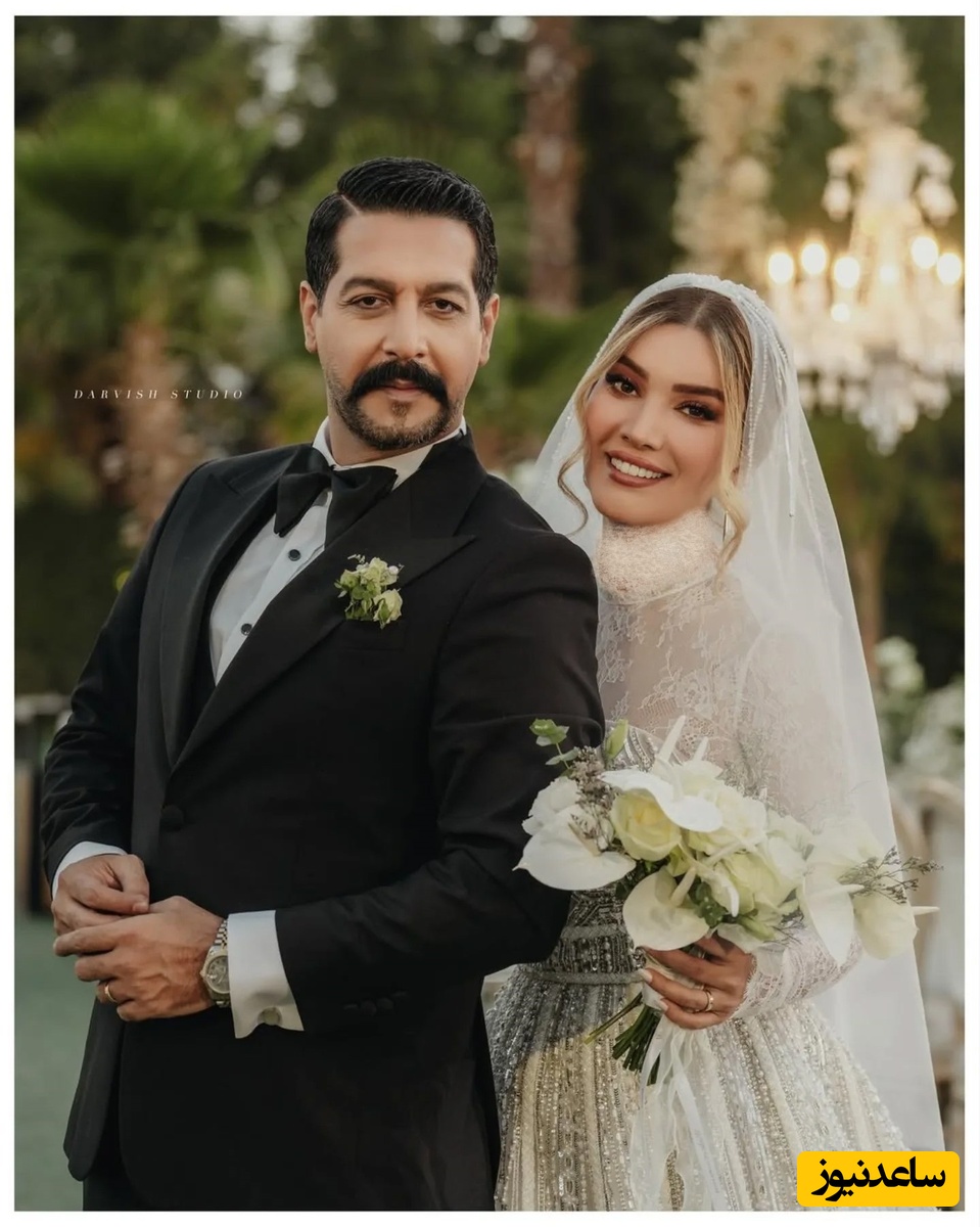 داستان عاشقی و ازدواج متین ستوده و کامران تفتی از سریال مهیار عطار تا انیمیشن / مراسم عروسی تازه عروس و داماد سینما در دنیای کارتونی + عکس