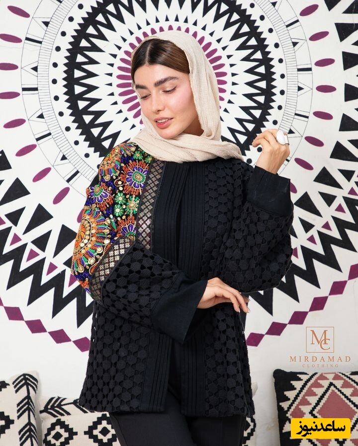 نمونه‌ای از شیک‌ترین مانتوهای مشکی مجلسی و مزونی برای استایل خیابانی