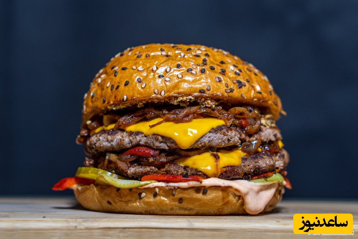 طرز تهیه همبرگر خوشمزه و آبدار به روش رستورانی