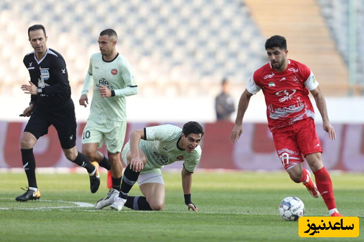 خدابنده لو: قبل از خطای من، بازیکن تراکتور روی من خطا کرده بود اما ...