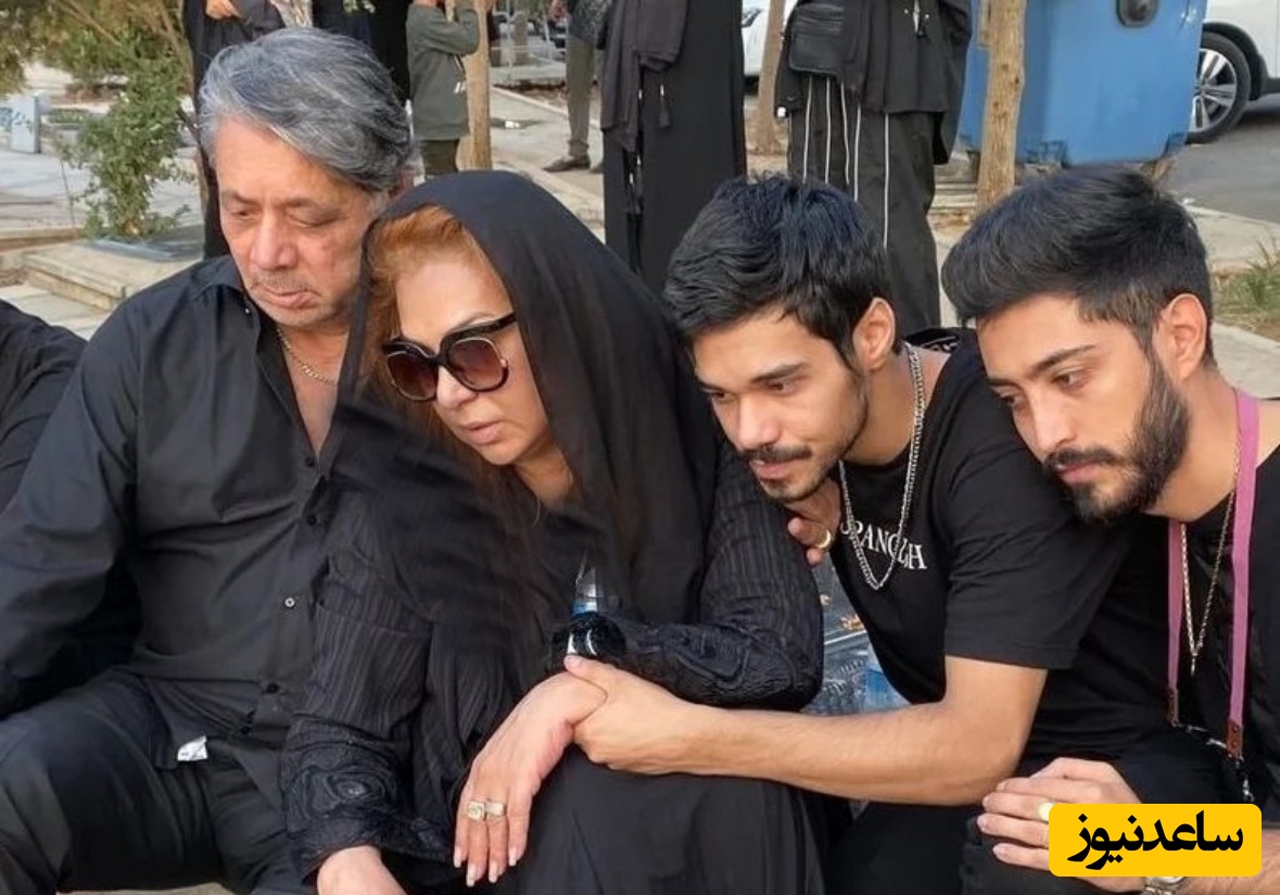 عکس غم انگیز نسرین مقانلو در سالگرد درگذشت پسر جوانش ارشیا