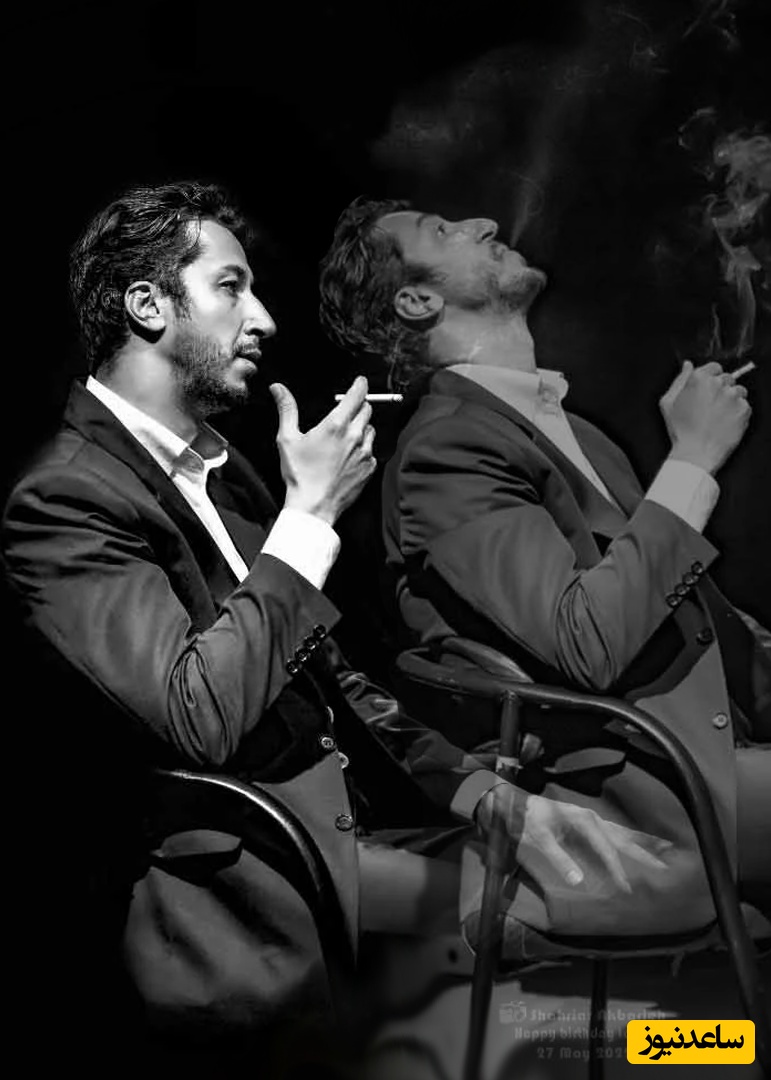 حمزه صالحی نویسنده فیلم مرد عینکی: بهرام افشاری سیگار نمیکشه خیلی سختگیره بسیار باهوشه و آدم عجیبیه مخ بهرامو نمیشه زد+فیلم