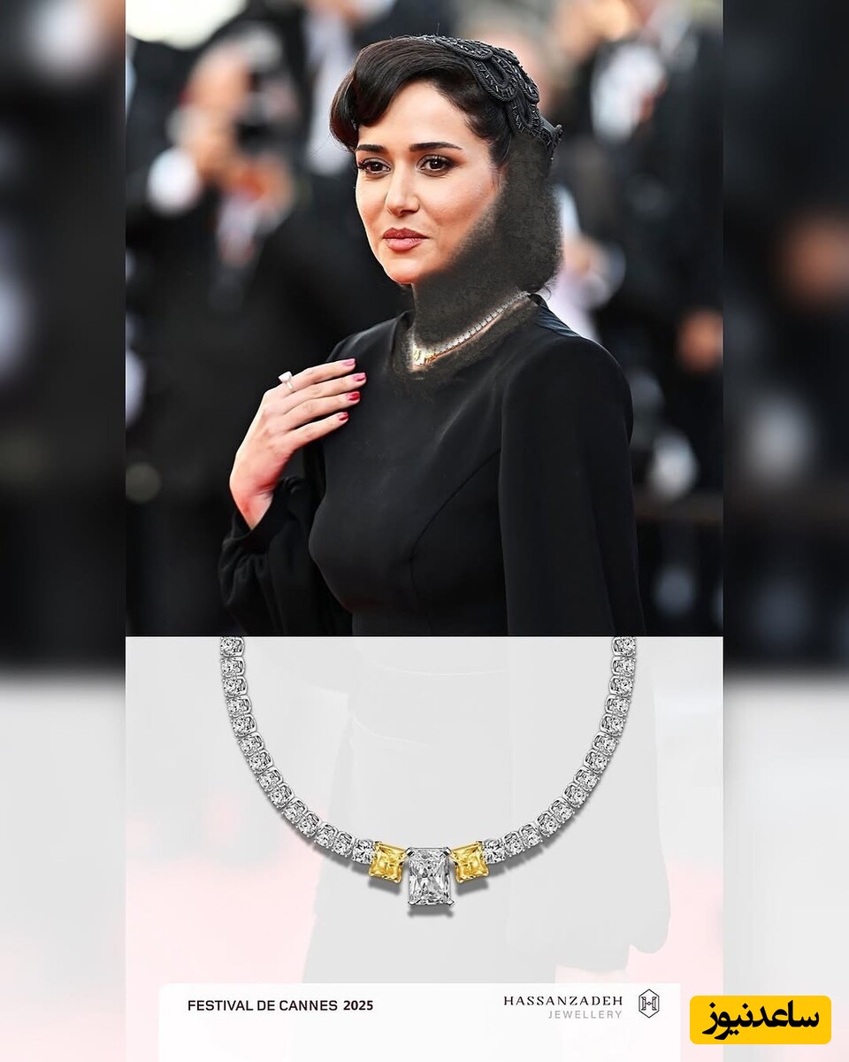 جواهرات پریناز ایزدیار در جشنواره فیلم کن