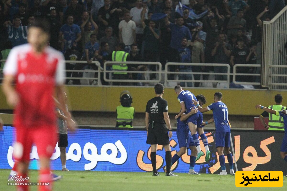 شادی گل استقلال و پرسپولیس