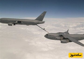 فوری‌: لحظه سرنگونی هواپیمای سوخت‌رسان آمریکایی منتشر شد! تازه اولشه😉+ ویدیو