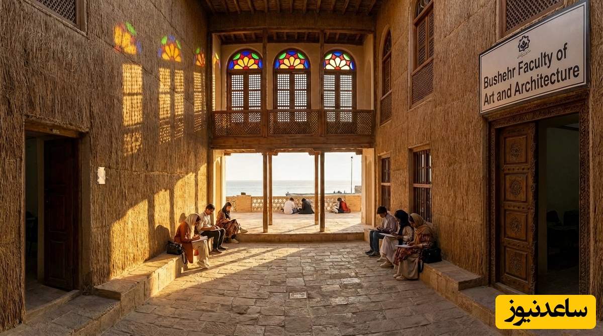(ویدیو)  نگاهی نزدیک به زیباترین دانشکده معماری ایران در قلب بافت قدیمی بوشهر، عمارت نوذری / این دانشجوها دیگه از خدا چی میخوان😍😲