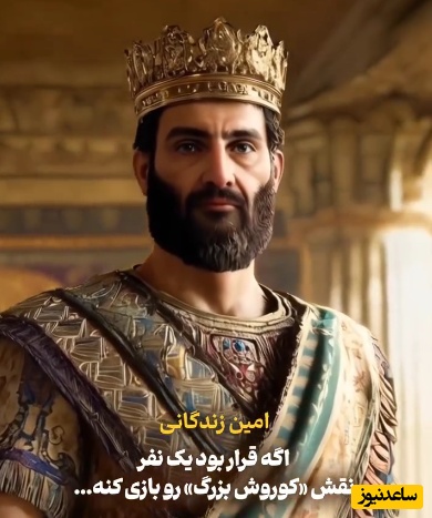 جوش و خروش خون کوروش کبیر، پادشاه بی رقیب ایران باستان در رگ های امین زندگانی بازیگر سریال ساهره/ الیکا عبدالرزاقی: امین از نیمرخ خیلی شبیه کوروش کبیره!