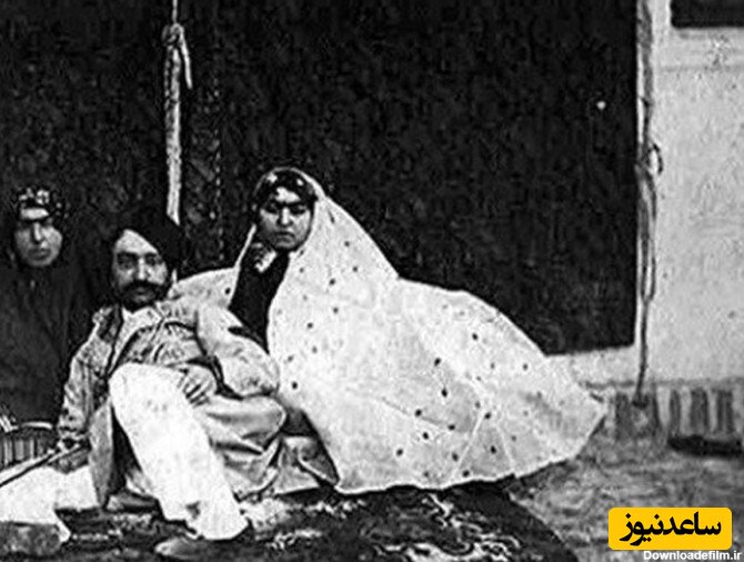 لباس عروس شیک و تاج و تور زیبای زن ناصر الدین شاه در زمان قاجار +عکس