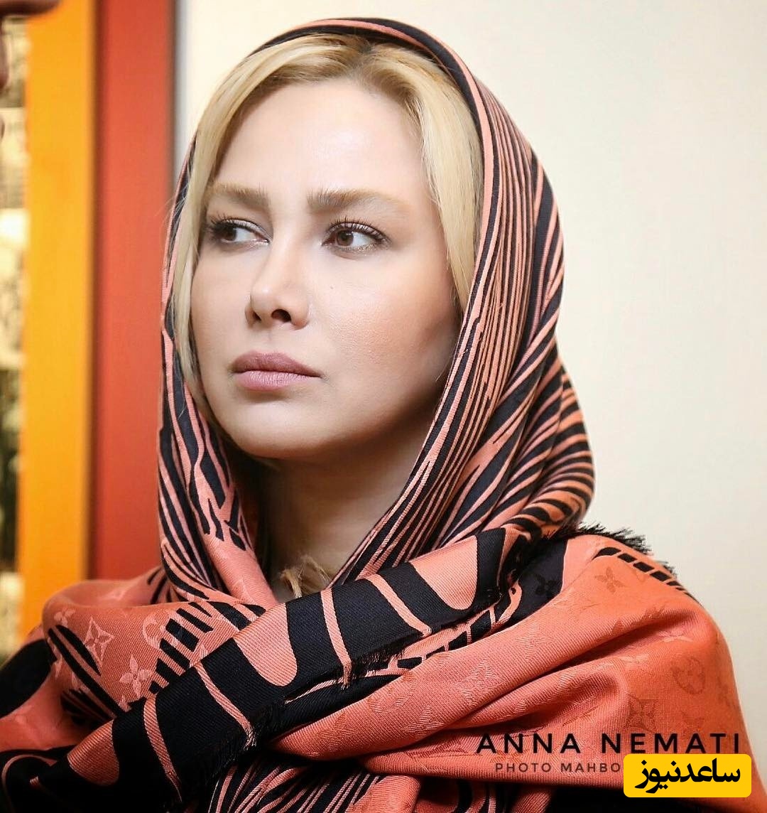 نقاشی چهره زیبای آنا نعمتی توسط هواداران هنرمندش