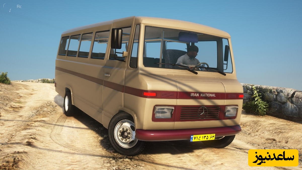 خلاقیت خنده‌دار راننده مینی‌بوس برای فرار از گرما، این دیگه آخر ابتکار بود خونه سیار که میگن اینه / هنر نزد ایرانیان است و بس🤣