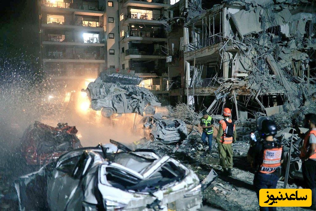 داغ داغ از اسرائیل؛ آتش‌بازی موشک‌های نقطه‎‌زن ایرانی در قلب رژیمِ صهیونیستی!+ویدیو