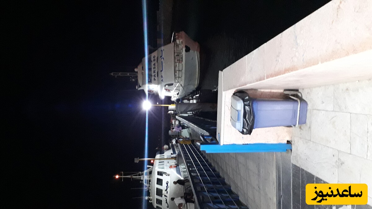 تندروهای مسافربری اسکله شهید ذاکری قشم