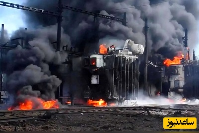 پالایشگاه نفت بحرین، صبح خود را اینگونه میان دود و آتش آغاز کرد!+فیلم