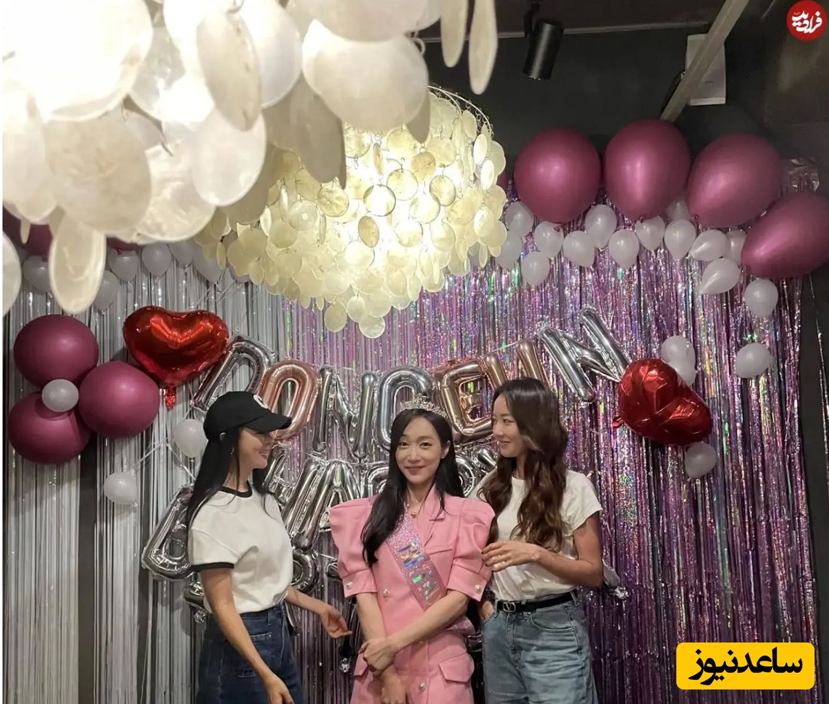 لی سو یون بانو جانگ «دونگ یی» در یک جشن تولد