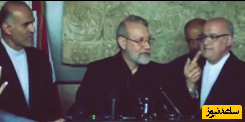 (ویدئو) ابهت مثال‌زدنی و جواب دندان‌شکن شهید لاریجانی در کنفرانس خبری لبنان