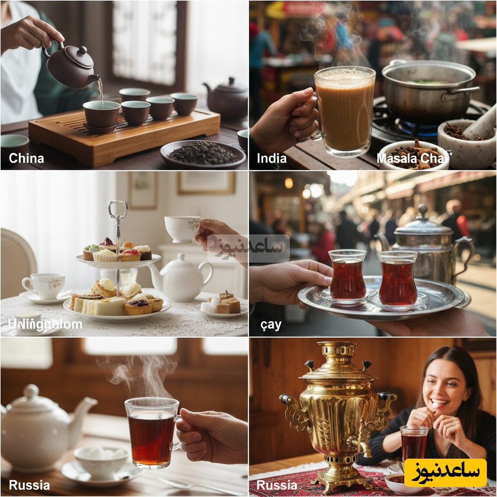 چای سیاه در سراسر جهان