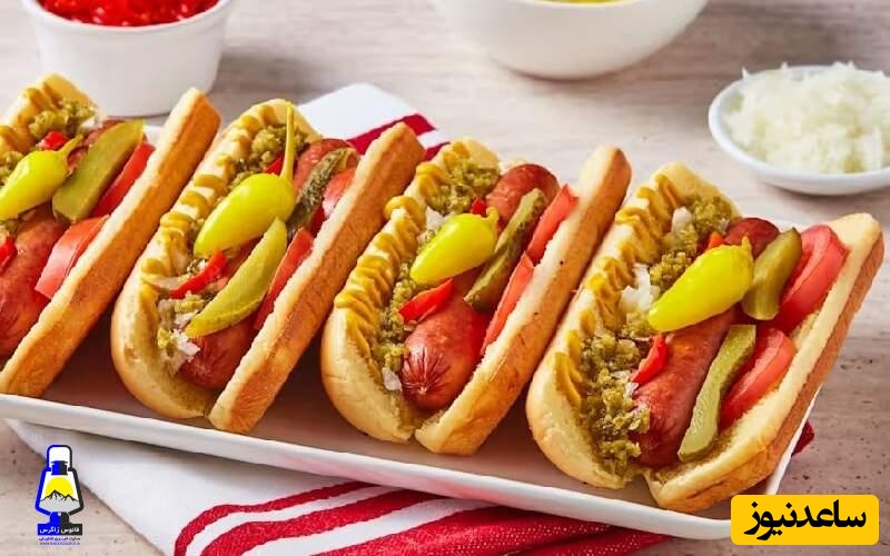 هات داگ ها و انواع غذاهای مضر