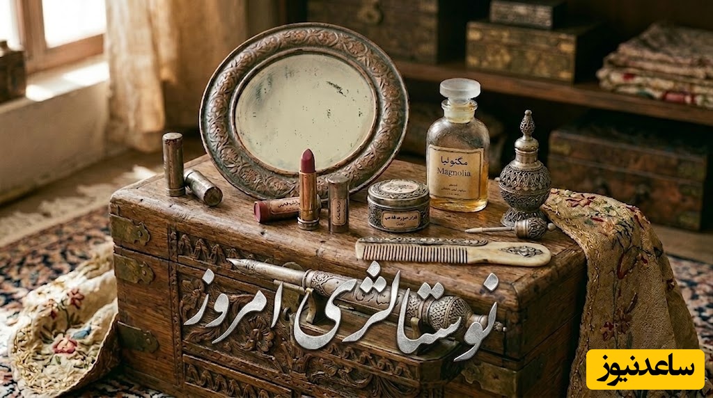 نوستالژی امروز 13 خرداد 1405 / تصاویری از لوازم آرایش قدیمی که مغزت رو مستقیماً پرتاب می‌کنه به 40 سال پیش!/ لوکس‌ترین دارایی مادرهامون + ویدئو