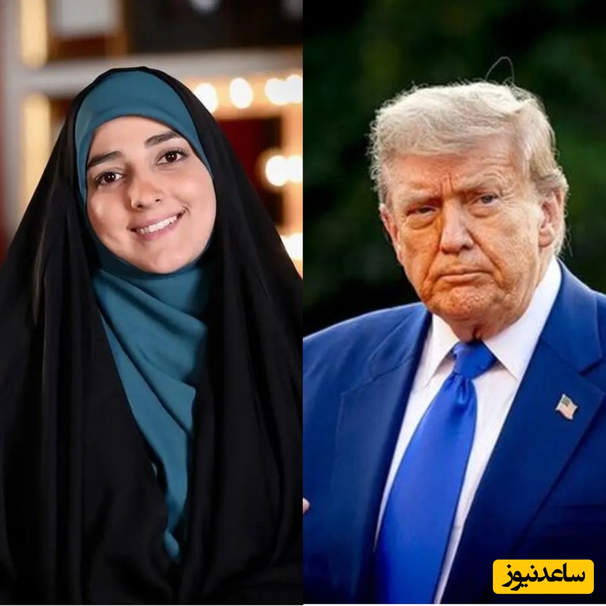 سیلیِ سنگین ستاره‌سادات قطبی به صورتِ جنگ‌طلبان؛ کسی که منتظر ترامپ است...+ویدیو