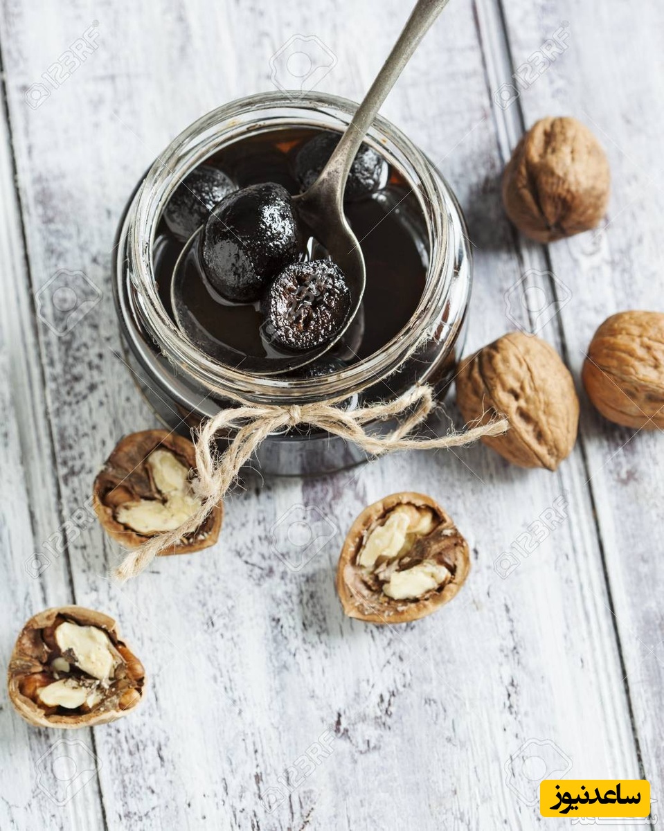 طرز تهیه مربای چغاله گردوی خوشمزه که سفره صبحانه رو دلچسب تر میکنه