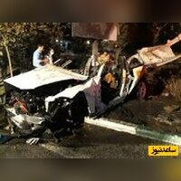 (ویدئو) تصادف وحشتناک در بزرگراه مدرس تهران