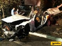 (ویدئو) تصادف وحشتناک در بزرگراه مدرس تهران