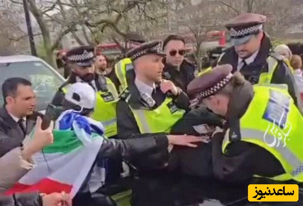 آبروریزی بیسابقه پهلویچی های حروم لقمه در انگلستان/ طرفداران پسر فرح آبرویی برای چاهزاده نگذاشتند